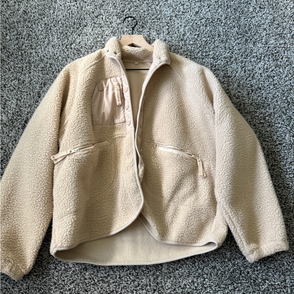Cozy Cream Sherpa Jacket